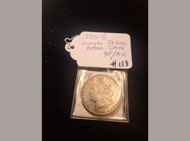 1885-S Morgan Better Date XF/AU
