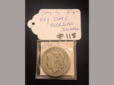 1894-S Morgan Key Date F+