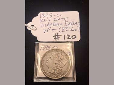 1895-O Morgan Key Date VF+