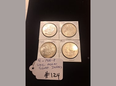 1900-P Unc Morgan Dollars