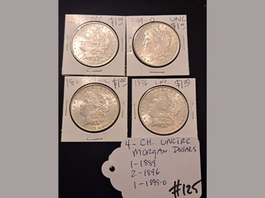 Choice Unc Morgan Dollars Lot