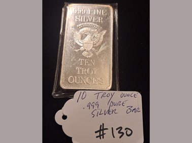 10 oz .999 Silver Bar