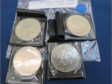1981 Royal Wedding Coin Lot