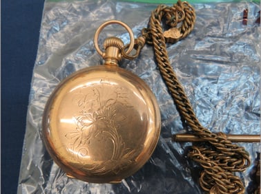 Waltham 10K Gold Pocket Watch