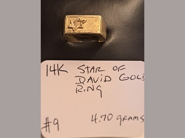 14K Star of David Ring