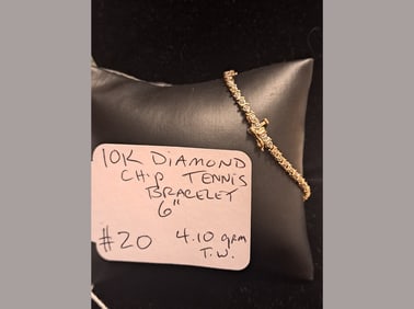 10K Diamond Tennis Bracelet