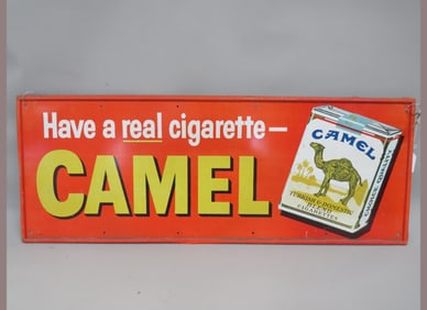 Camel Cigarettes Metal Sign