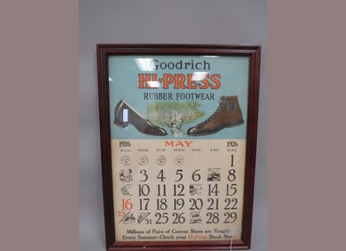 Framed Goodrich Hi-Press Footwear Advertisement