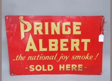 Embossed Prince Albert Sign