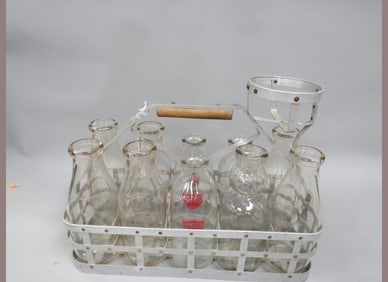 10 Bottles Milk Carrier w/ Bottles