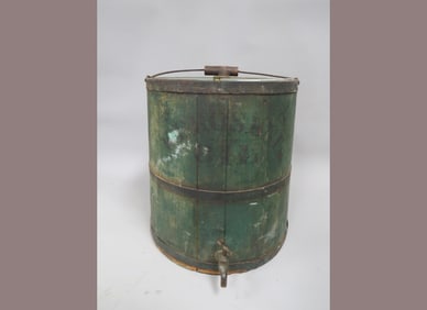 Original Green Paint Kerosene Container