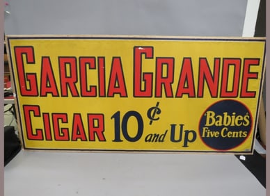 Garcia Grande Cigar Sign