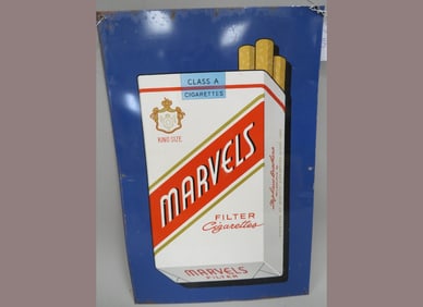 Marvels Cigarette Sign