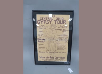 1953 Central Ohio Gypsy Tour Poster