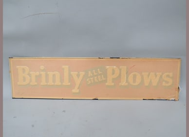 Brinly Plows NOS Sign