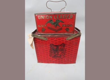 (2) Advertising Lunch Pails