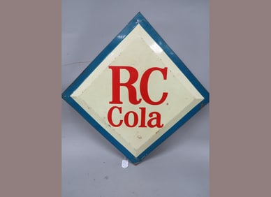 RC Cola Diamond Metal Sign