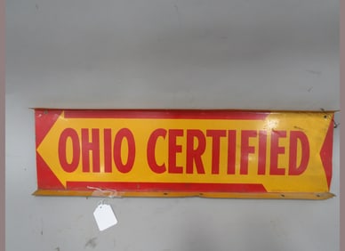 Ohio Certified Seed Corn Sign