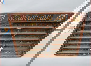 Corticelli Silk Spool Cabinet