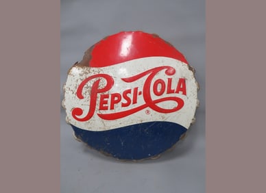 32" Pepsi Cola Button Sign