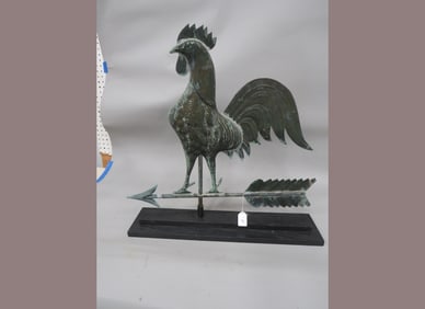 Copper Rooster Weathervane