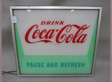 Drink Coca-Cola Lighted Store Display