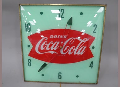 PAM Coca-Cola Fishtail Electric Lighted Clock