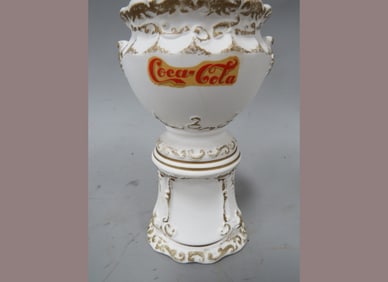 Coca-Cola Porcelain Pencil Holder (RARE)