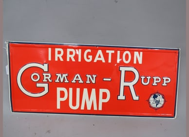 Embossed Gorman-Rupp Metal Sign