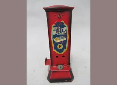 Ohio Blue Tip Matches Coin-Op Machine