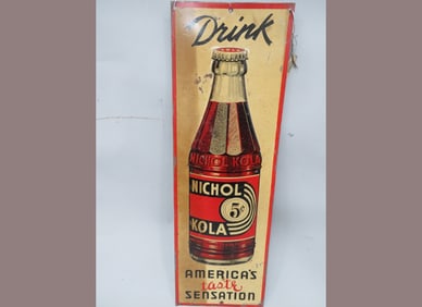 Nichol Kola Metal Sign