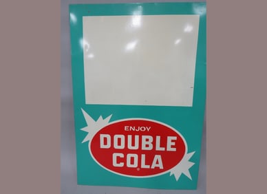 Enjoy Double Cola Menu Board
