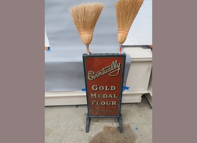 Gold Medal Flower Store Broom Display