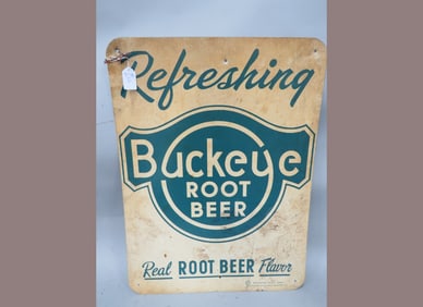 Buckeye Root Beer Metal Sign
