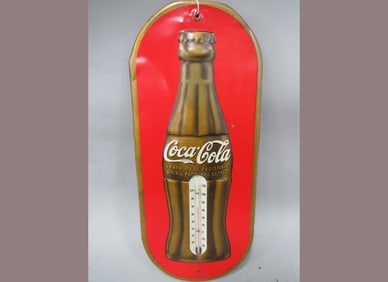 Coca-Cola Thermometer Gold Anniversary 1938