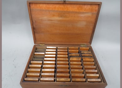 Hiss Stamp Company Utility Stamps in Case