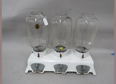 Triple Chrome Counter Nut Dispenser