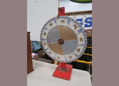 30" Wheel Gambling Wheel 1920s