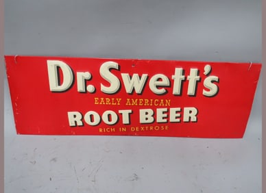 1948 Dr. Swett?s Root Beer Embossed Sign