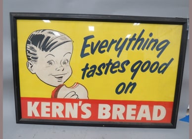 Fantastic Cardboard Enamel Kern?s Bread