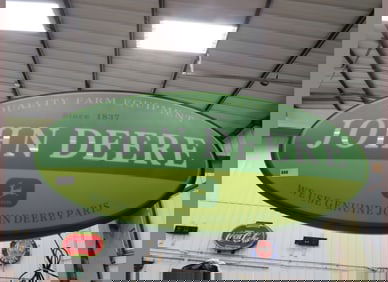 John Deere Lighted LED Dealer Sign