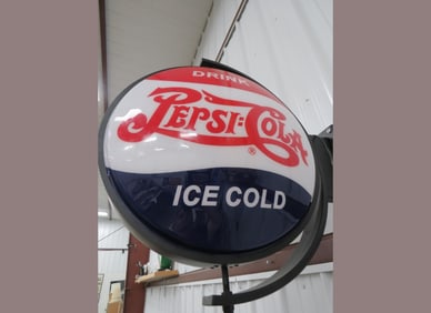 Double-Dot Pepsi-Cola Double Sided Spinner