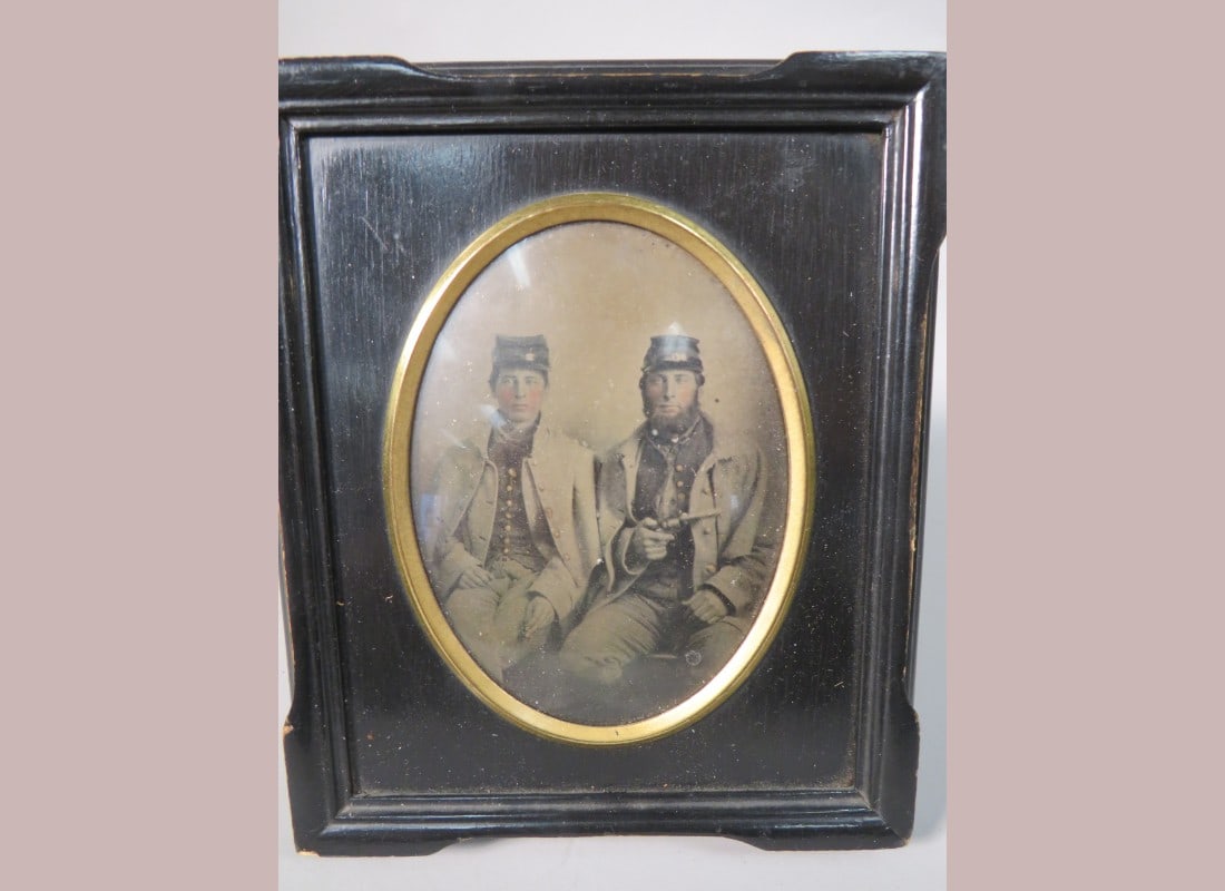 Tin Type 2 Civil War Soldiers (1 of 3)