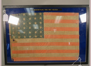 1865/67 36 Star Us Flag