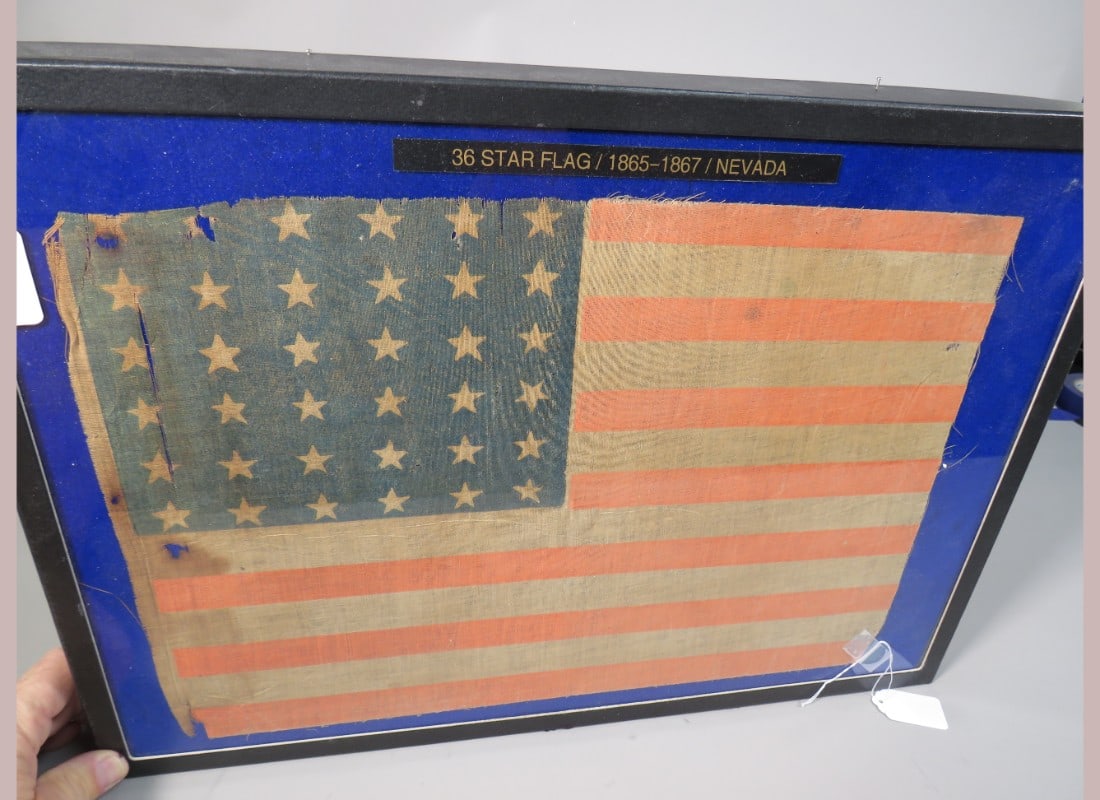 1865/67 36 Star Us Flag - 4