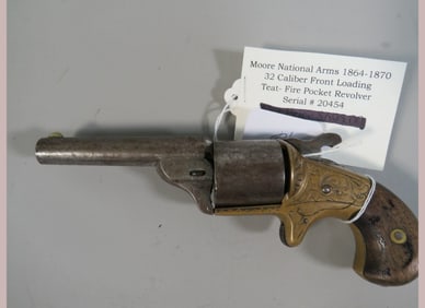 1864/70 Moore Nat'L Arms 32 Cal. Pocket Revolver