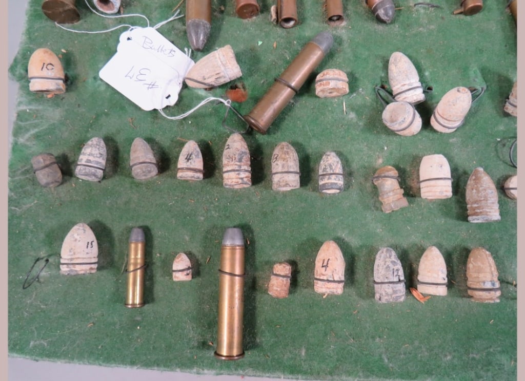 Civil War Bullet/Shell Display - 5