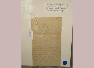 Civil War Letter