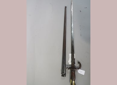 1877 Antique French Gras Rifle Bayonet