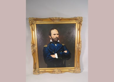 Framed Portrait Gen. W.T. Sherman